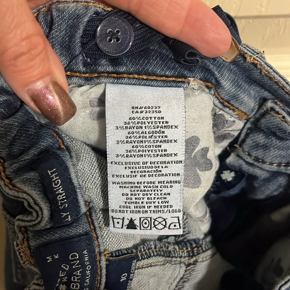 Lucky Brand size 10 Billy Straight jeans - Picture 7 of 7